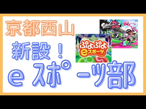 新設！eスポーツ部