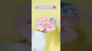 ✨Magical Flower Blooming DIY?| Creative Gift Idea? shorts paperflower cutecraft mothersday