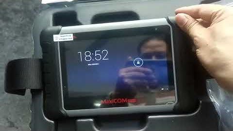 Autel MaxiCOM MK808: How to find serial number