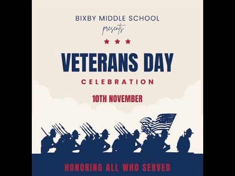 Bixby Middle School Veterans Day Program 2025