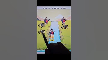 Help them cross the river, and the donkey will run away if it has a chance.