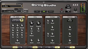 Physical Modeling in String Studio