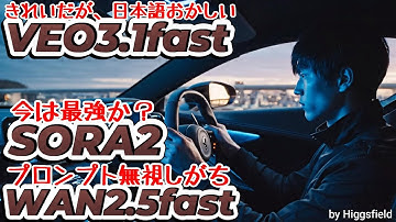 最新AI動画生成比較！SORA2 vs VEO3.1 vs WAN2.5