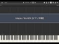 Utopia/ELAIZA【ピアノ伴奏】【Piano Tutorial】(Synthesia)