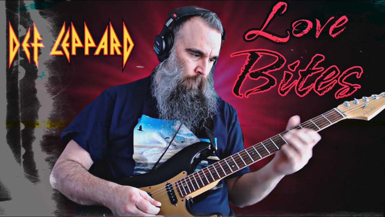 Def Leppard - Love Bites - Instrumental Guitar Cover By Paul Hurley