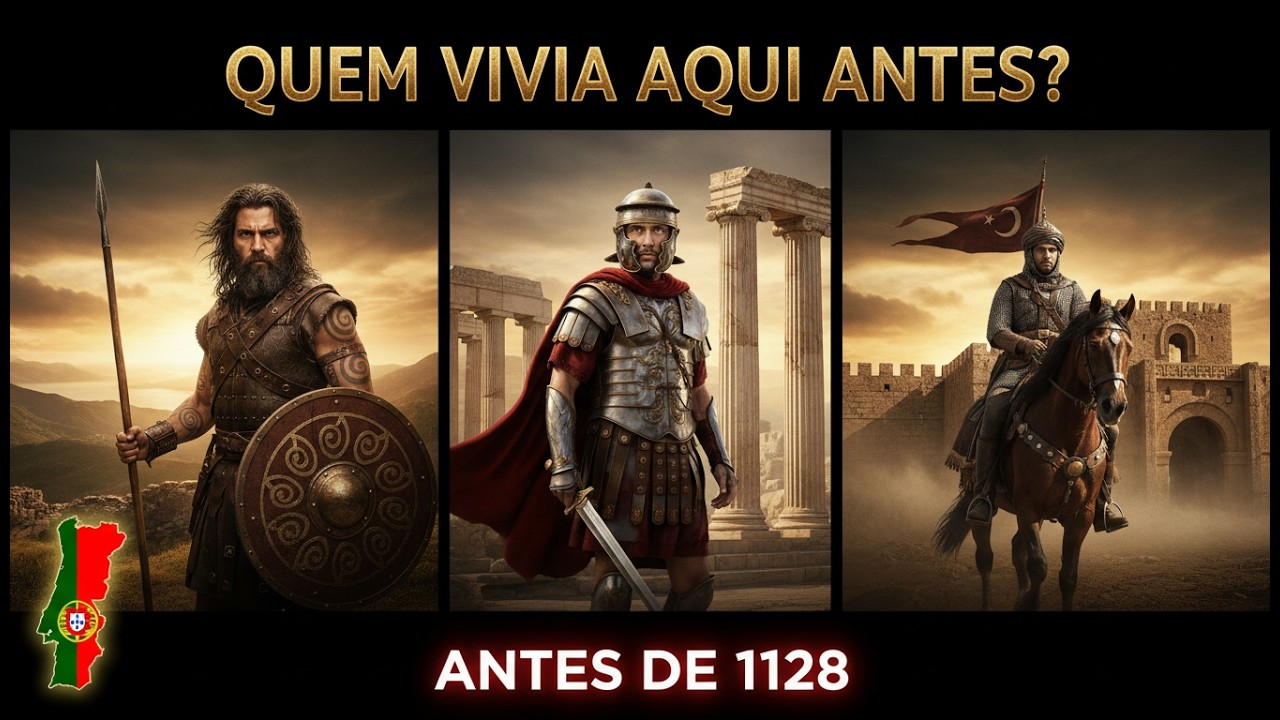 Quem Vivia em PORTUGAL Antes de 1128? LUSITANOS, ROMANOS e MOUROS