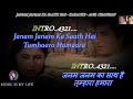 Janam Janam Ka Saath Hai Tumhaara Hamaara Karaoke With Scrolling Lyrics Eng  & हिंदी