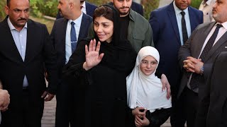 التقت اللبنانيين.. وزيرة الهجرة في كربلاء تبحث احوال النازحين