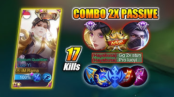 LUO YI 2X STUN OVER POWER PARAH !! DAMAGENYA SAKIT SEKALI !!