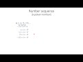 Number sequence and terms of a sequence