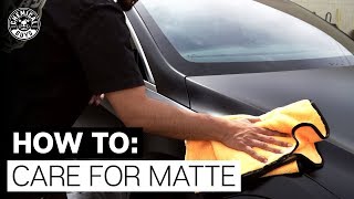 How To Clean Your Matte Finish With Meticulous Matte - Chemical Guys
