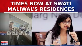 Times Now At Swati Maliwal's Residence, Watch Out What Times Now Found Our | Latest Updates