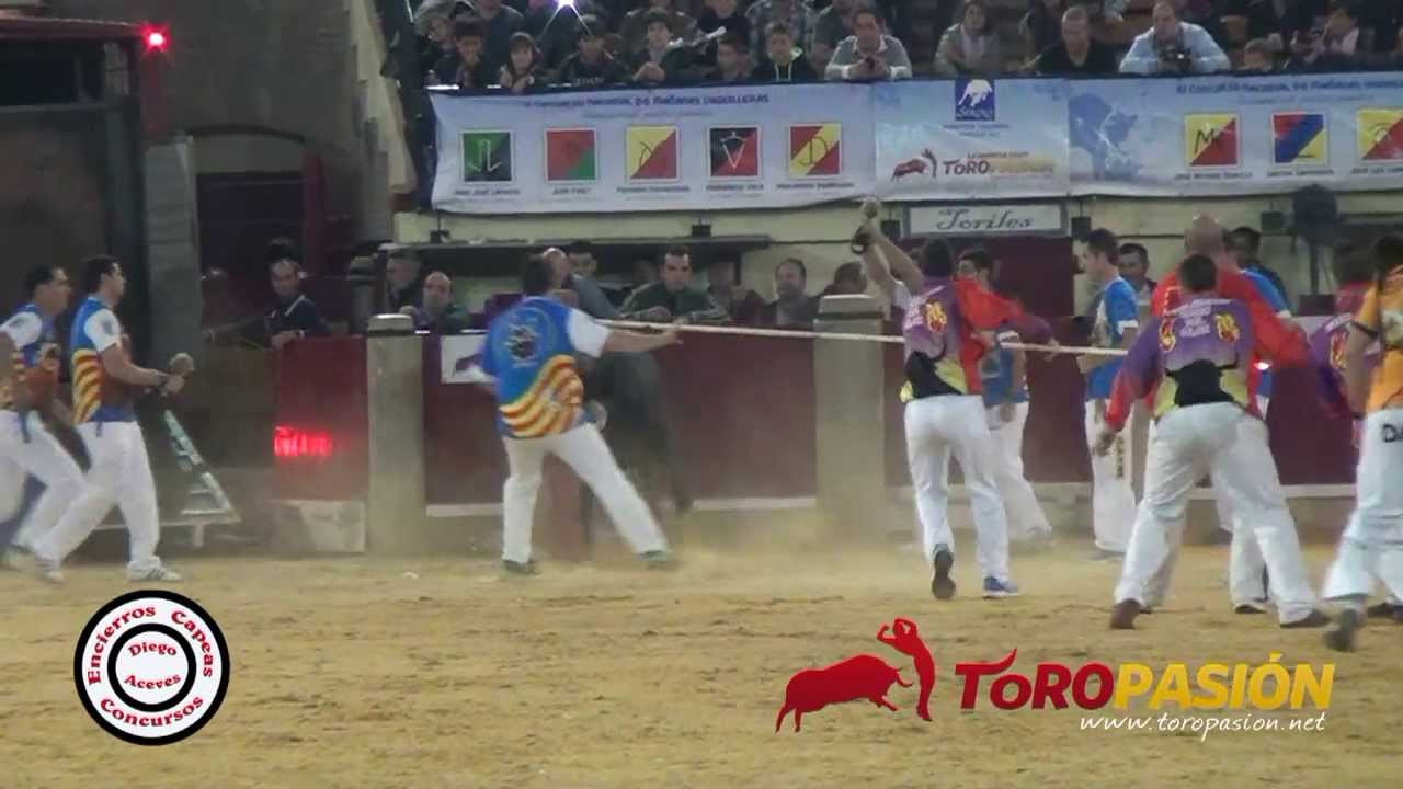 III Concurso de Recortes con Toros de Fuego - Zaragoza 2013