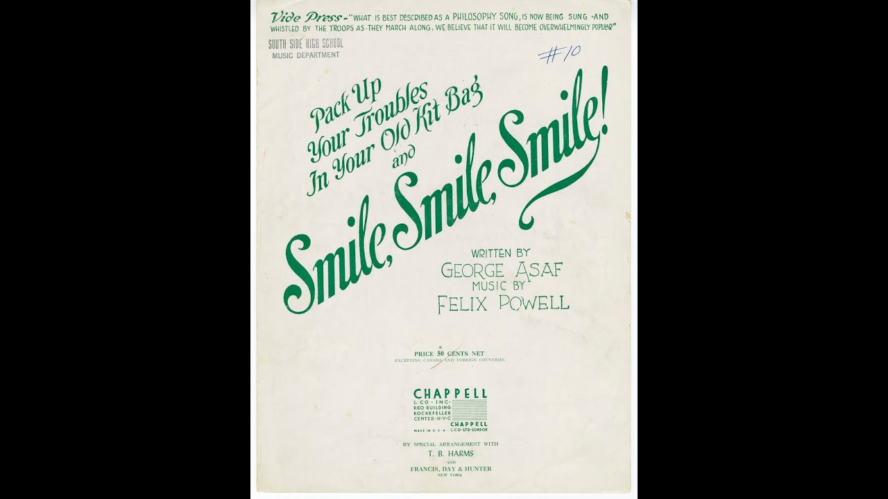 Pack Up Your Troubles (1915) - YouTube