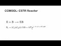 COMSOL: CSTR Reactor