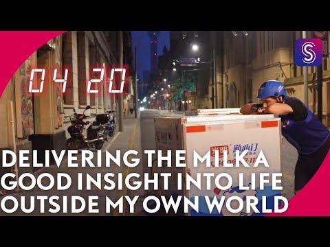 Delivering the milk a good insight into life outside my own world