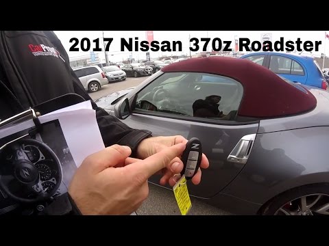 2017 Nissan 370z Sport Touring Roadster Convertible Start Up, Rev and In-Depth Walk Around