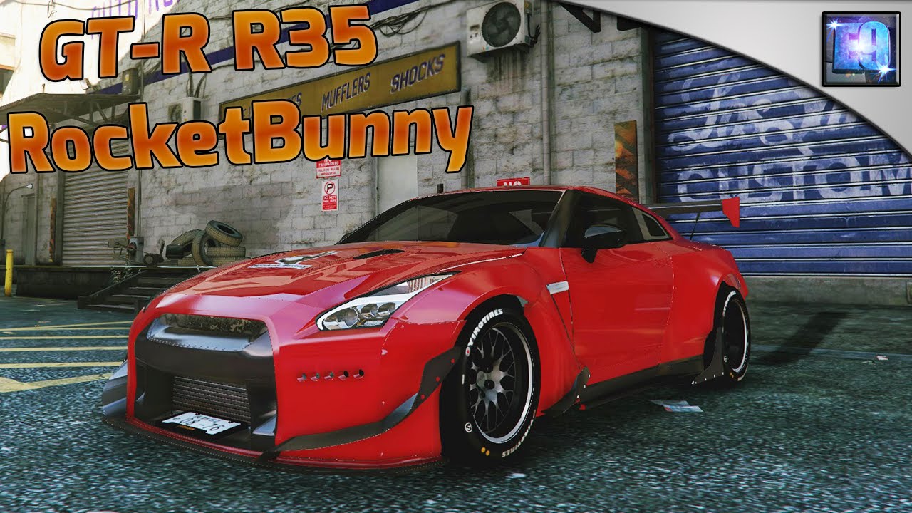 GTA 5 PC | Nissan GT-R R35 RocketBunny Car mod - YouTube