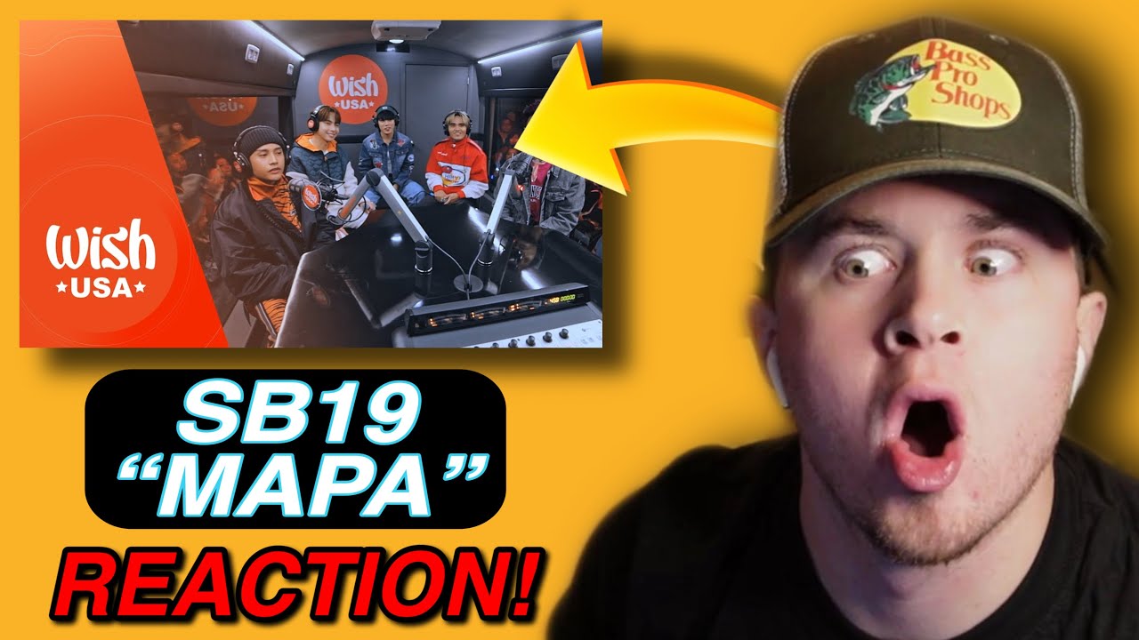 First Time Hearing SB19 "MAPA" LIVE on the Wish USA Bus | REACTION!