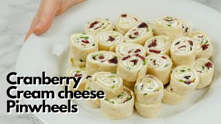 Cranberry Cream Cheese Pinwheels | Holiday Appetizers Cranberry Cream Cheese Pinwheels | Holiday Appetizers