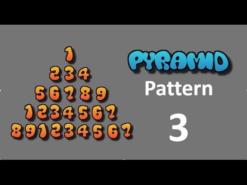 8 Pyramid Pattern Print with ALPHABETS & DIGITS - Part 06 ( বাংলা ) | C language