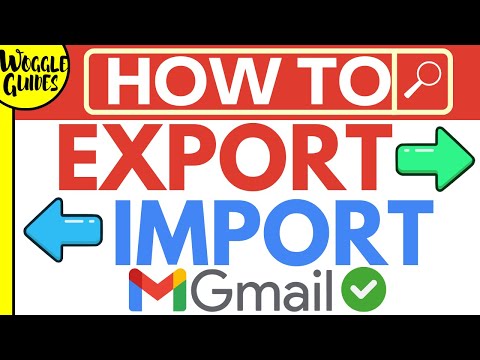 How to export AND import a backup of your Gmail emails #takeout