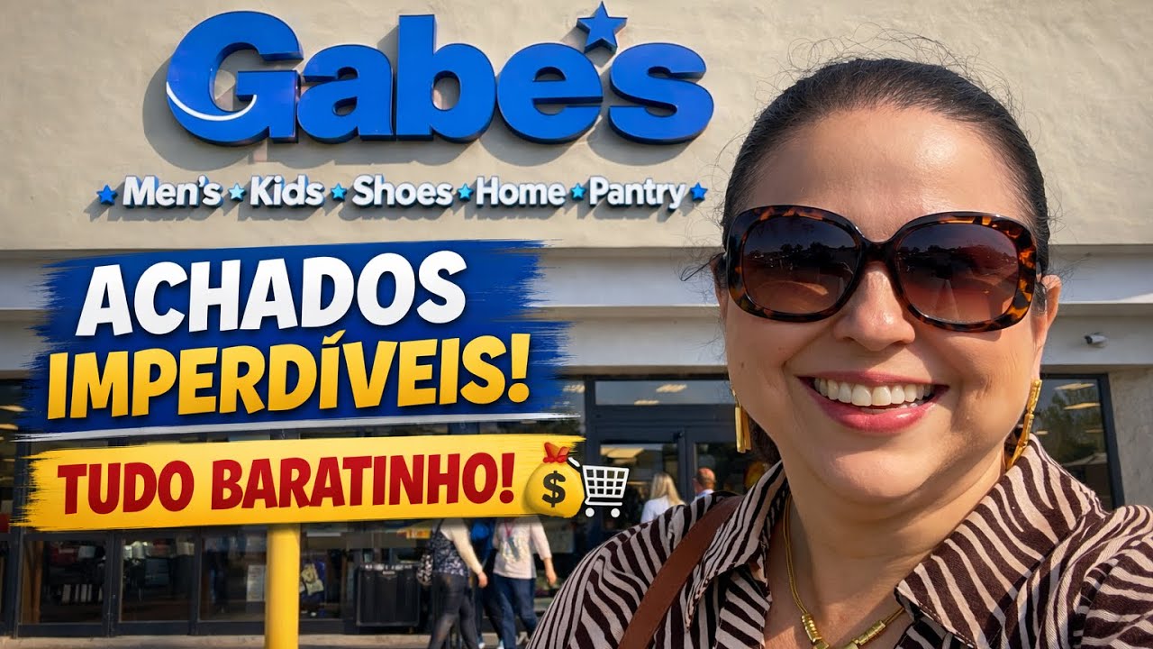 🛒 ESSA LOJA GABE’S É ESCONDIDA E TEM PREÇOS IMPRESSIONANTES NOS EUA! 😱💰