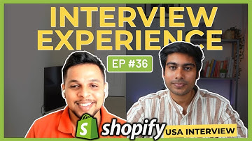 Ep 36 | How Sagar landed into a #PM role at #Shopify | Interview Experience