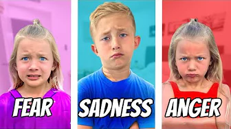 Levi & Ivy Change COLORS and Learn About Emotions!