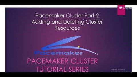 Pacemaker Cluster Part 2 Adding and Deleting Cluster Resources