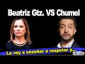 Beatriz Gutiérrez no se aguantó más; puso en su lugar a Chumel quien le faltó al respeto a Senadora