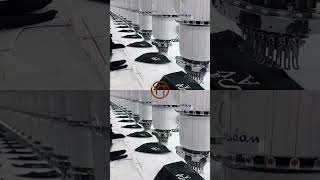 Hat Bulk Embroidery Production Process #cap #hats