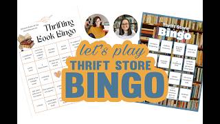playing Thrift Store BINGO with @ChantelReadsAllDay and @beautifulminutiae