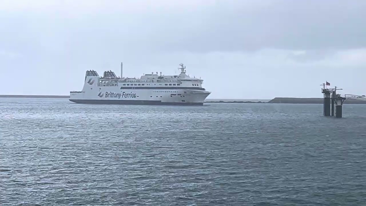 Brittany Ferries - Barfleur Arriving At Cherbourg on the 2nd of November 2025