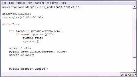 Game development tutorial 9 drawing ellipse | The New Bostoon