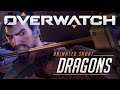 Corto animado de overwatch  dragons