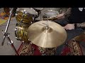 1960s zildjian a 14 new beat hi hat cymbals 793g 1194g