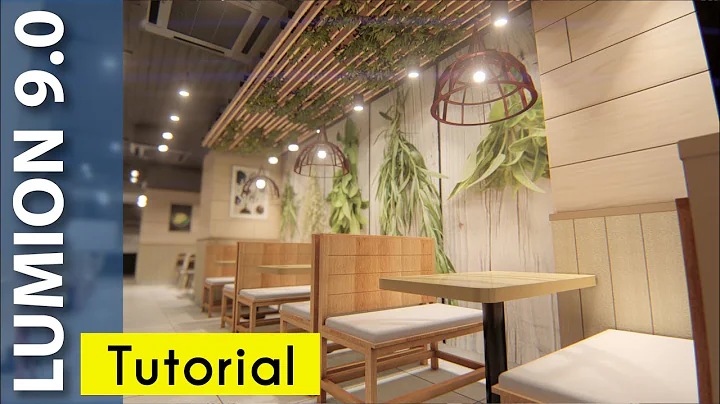 Lumion 9 Realistic Interior Tutorial #10 KFC