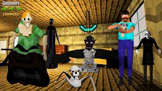 Cart Escape Granny 2 Enhanced Minecraft Mod - Full Gameplay screenshot 4