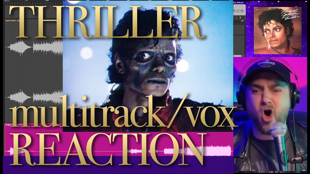 Thriller - Michael Jackson Isolated Vocal and Multitrack reaction HALLOWEEN SPECIAL!