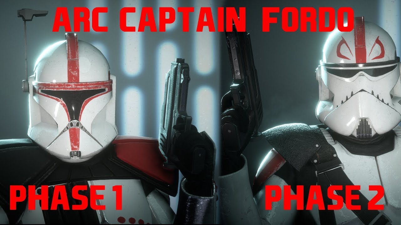 ARC Captain Fordo Phase 1 and Phase 2 Mod by 00ar06 | Star Wars Battlefront  2 - YouTube