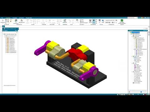 Solid Edge Assembly & Motion Animation #35 | Reverser Hobson Joints Mechanism