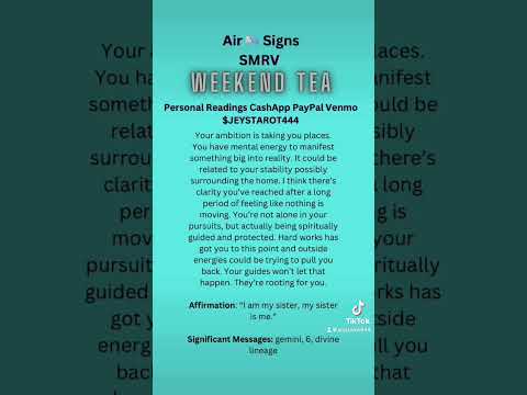 Air 🌀Signs Weekend