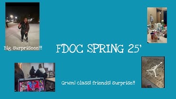 First day back || spring semester junior year; grwm, friends, surprisee