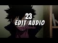 23 edit audio