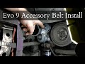 Accessory/serpentine belt install (with pulley and tensioner)