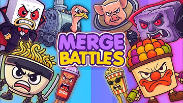 Merge Battles Gameplay 8 | Brainrot VS Brainrot | New Update 🔥🤩
