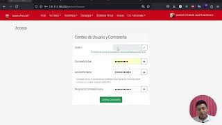 PerlaNET 8 Acceso   Cambio de Usuario y Contraseña screenshot 2