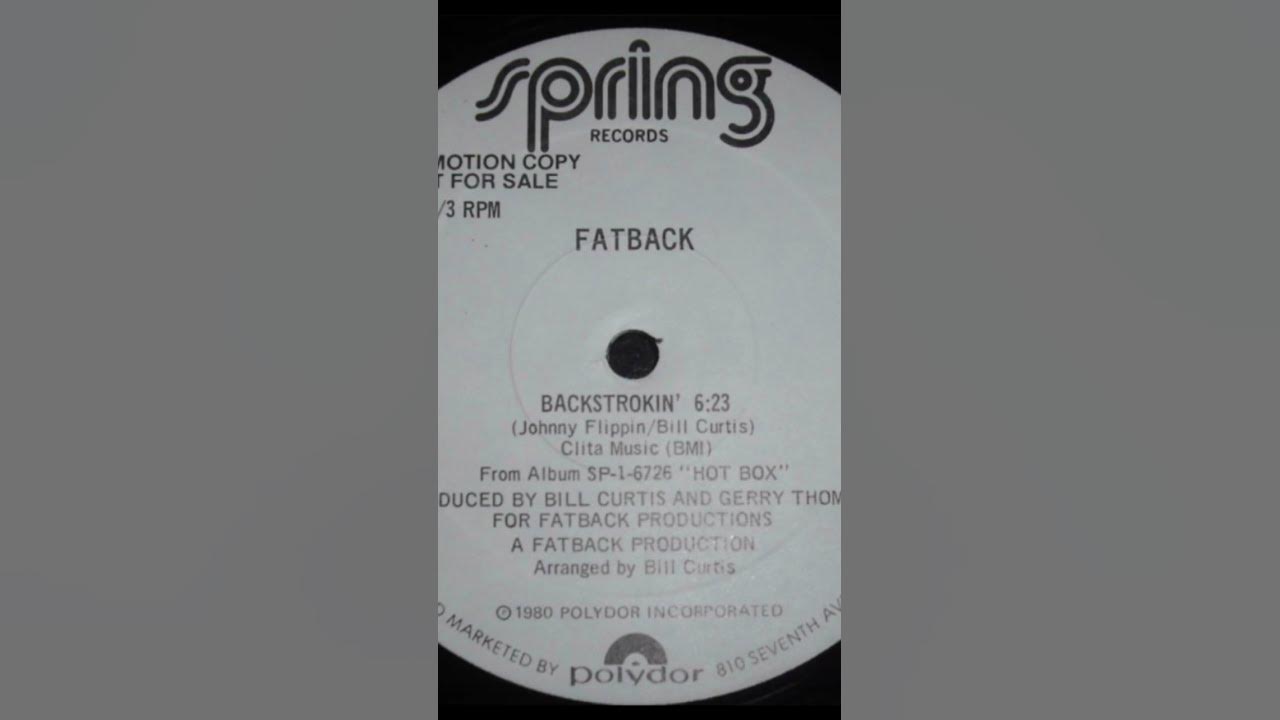 The Fatback Band - Backstrokin’