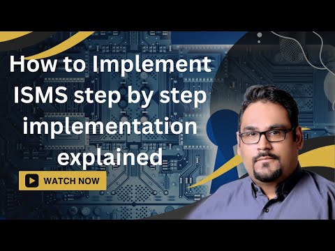 How to Implement ISO 27001 step by step implementation explained - ISO 27001 free training videos